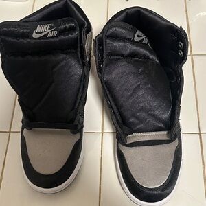 Nike Air Black and Silver High-Tops